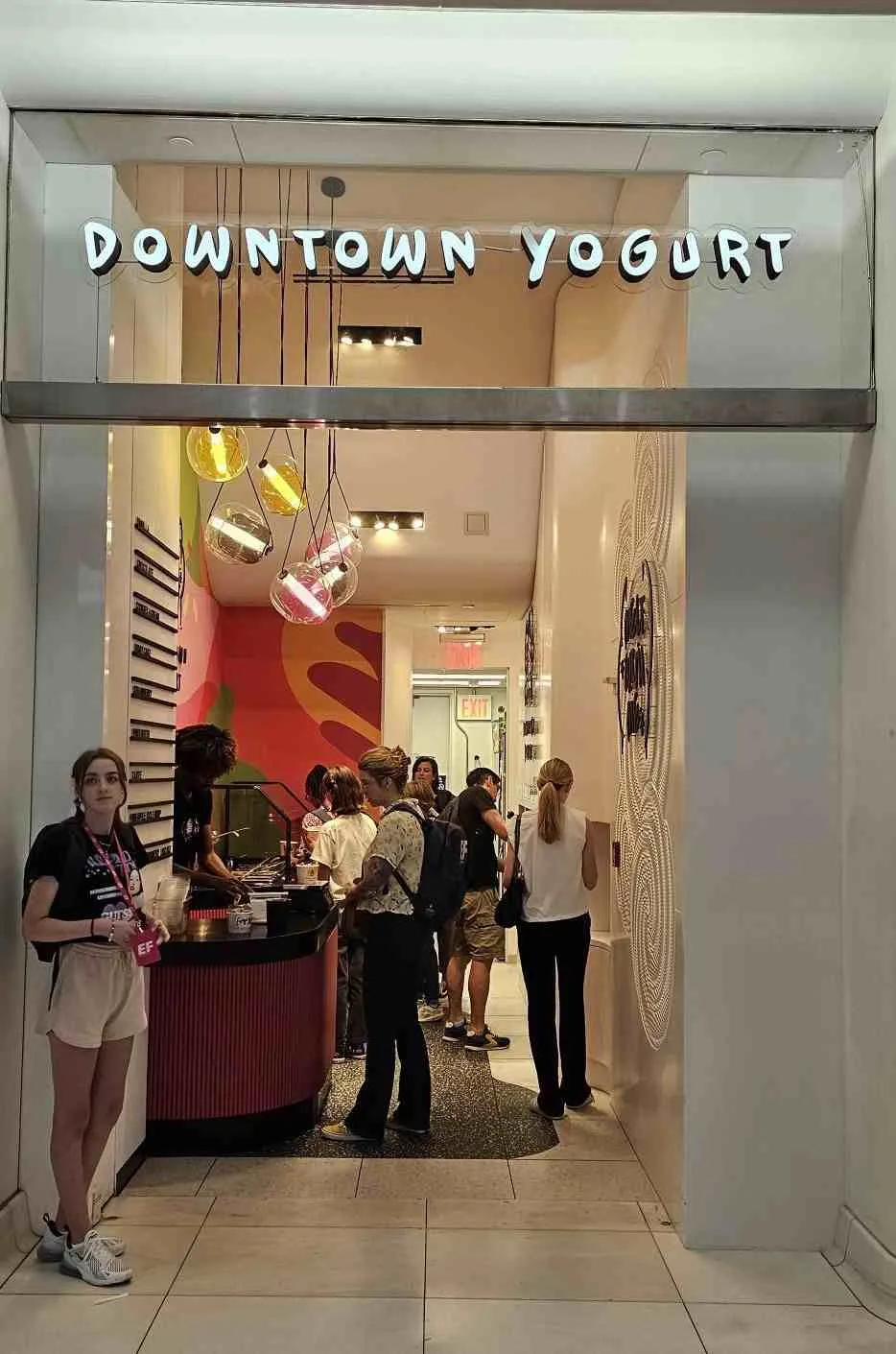 Downtown Yogurt Store